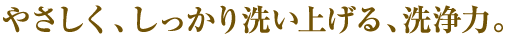 洗浄力