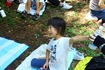 笠木山山頂でカレーをいただく