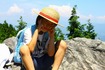 笠置山の物見岩から